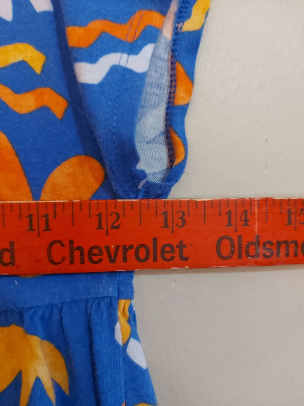 Old Navy Blue Sun & Floral Print Cotton Sun Dress – Size 5T EUC - Picture 15 of 16